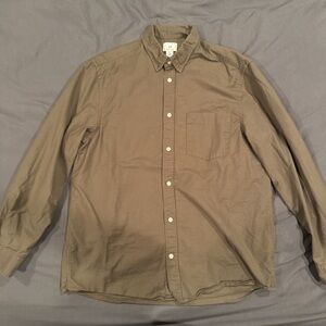 H&M Olive Button Up